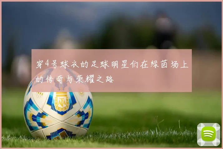 穿4号球衣的足球明星们在绿茵场上的传奇与荣耀之路